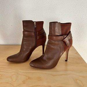 White House Black Market Brown Booties